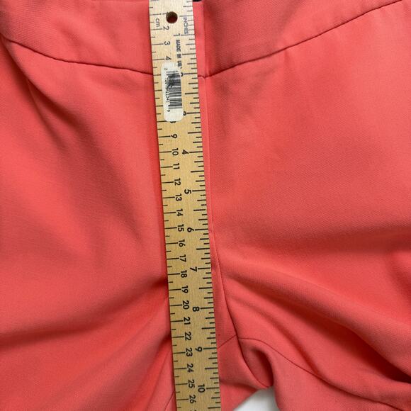 TALBOT Signature Women Straight Leg Ankle Pants Mango Spicy Size 4 - Picture 8 of 11